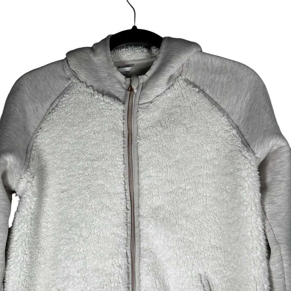 Athleta Girl Sherpa Full Zip Jacket/Hoodie